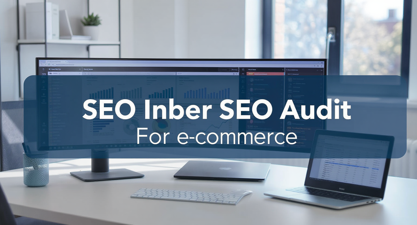 Espace de travail professionnel lié à Audit SEO pour E-commerce : Optimisez