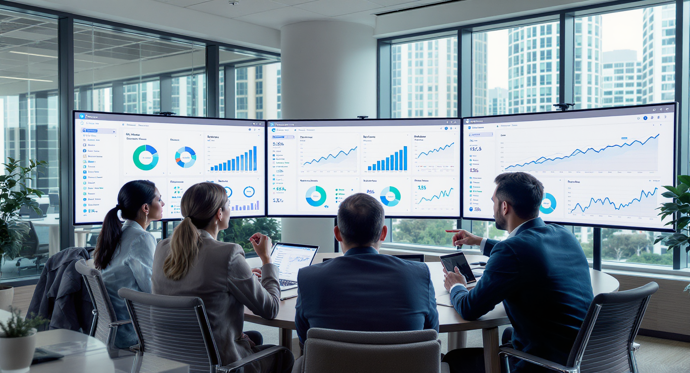 Professionnels analysant des critères pour choisir une agence SEO